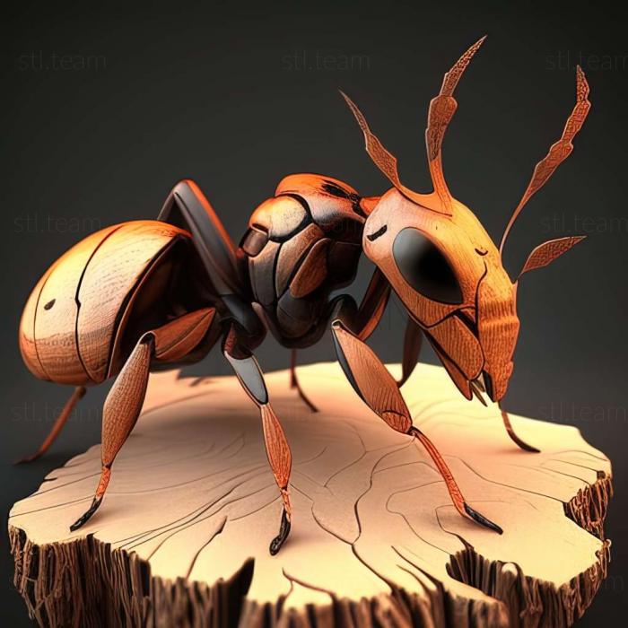 3D модель Camponotus piceus (STL)